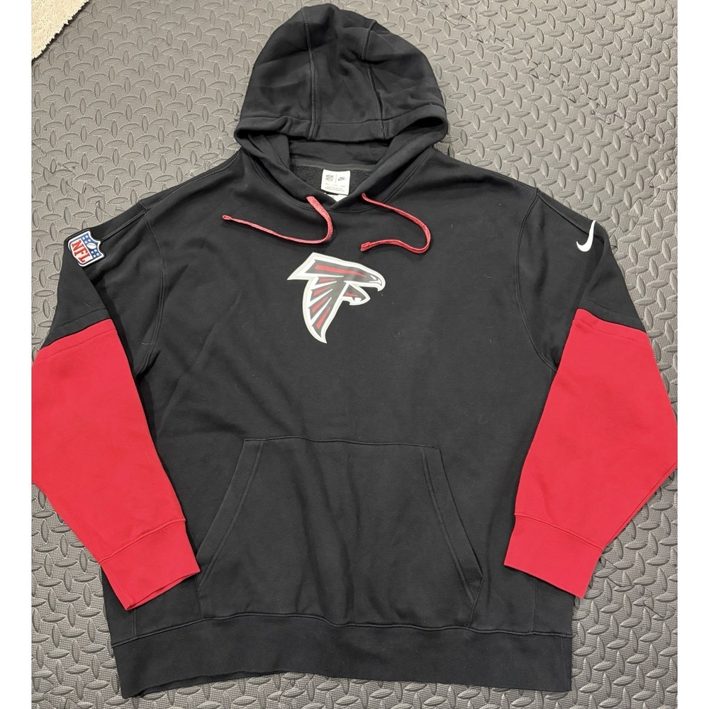 Atlanta Falcons Sweatshirt 2XL NFL Football Hooded Nike On Field Sideline Club